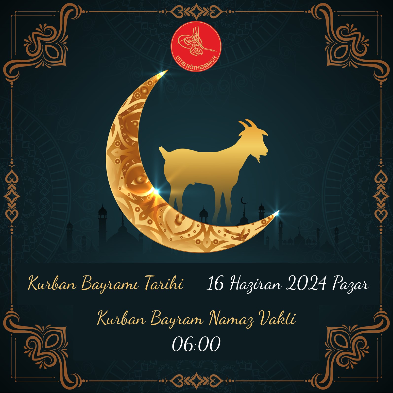 kurban bayram namazi 2024