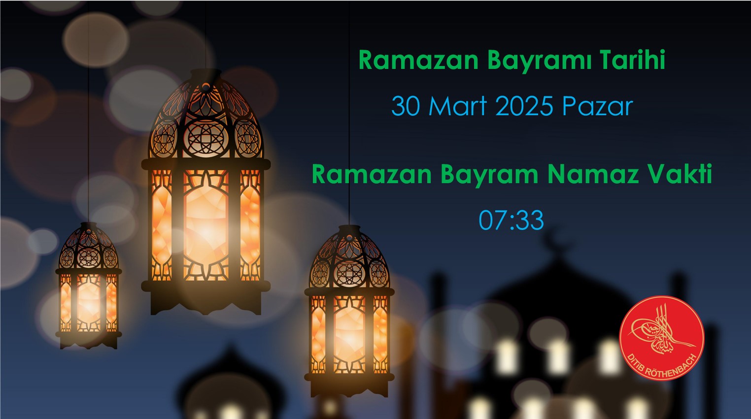 ramazan bayram namaz vakti 30 03 2025